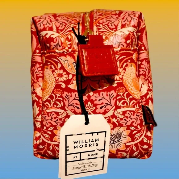 William Morris Golden Lily Large Wash Bag - Picture 2 of 5